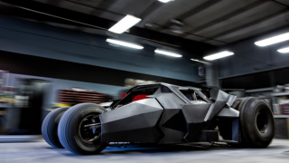 Illustration for article titled This Tumbler Replica Is About To Race Batman-Style Across Europe